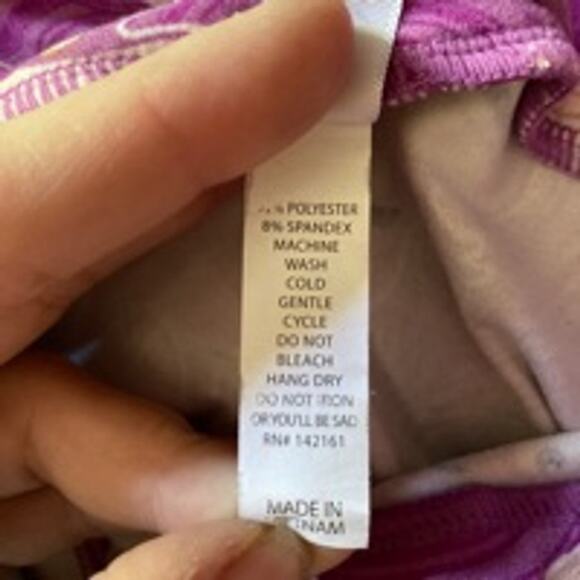 LuLaRoe Purple Rainbow Unicorn Print Leggings One Size - Picture 4 of 5